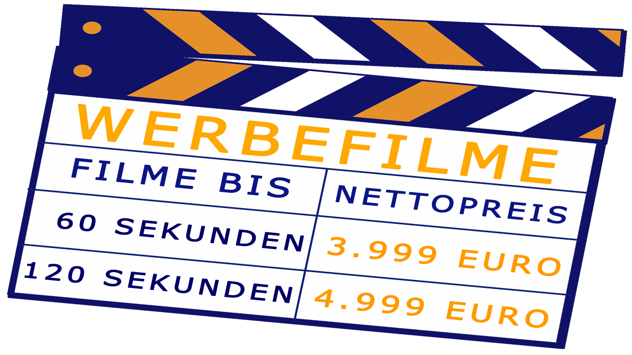 Imagefilme und Werbefilme ab 3.999 €/ Netto